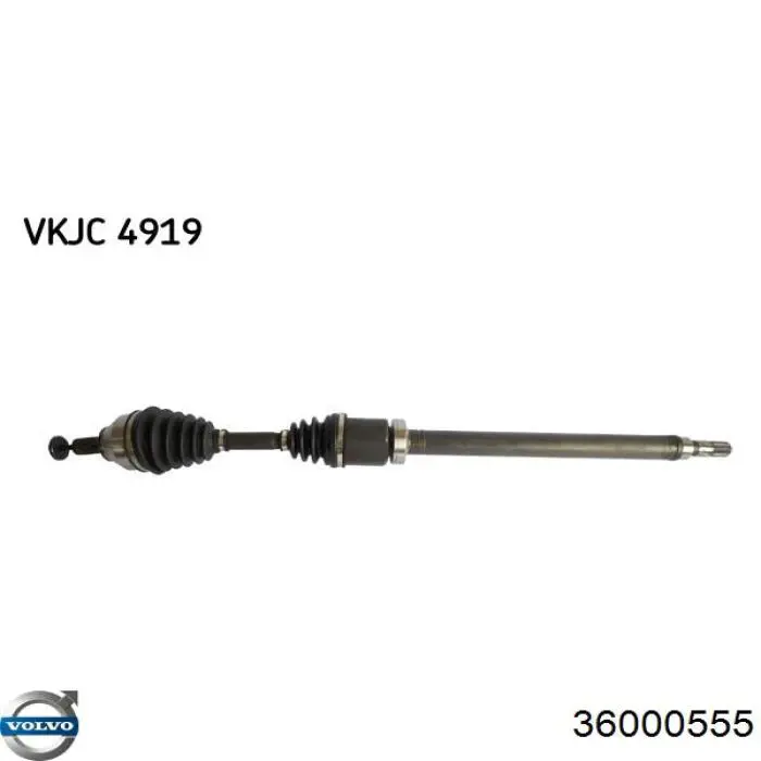 Półoś napędowa przednia prawa Volvo 36000555 cena, od 130,28 USD