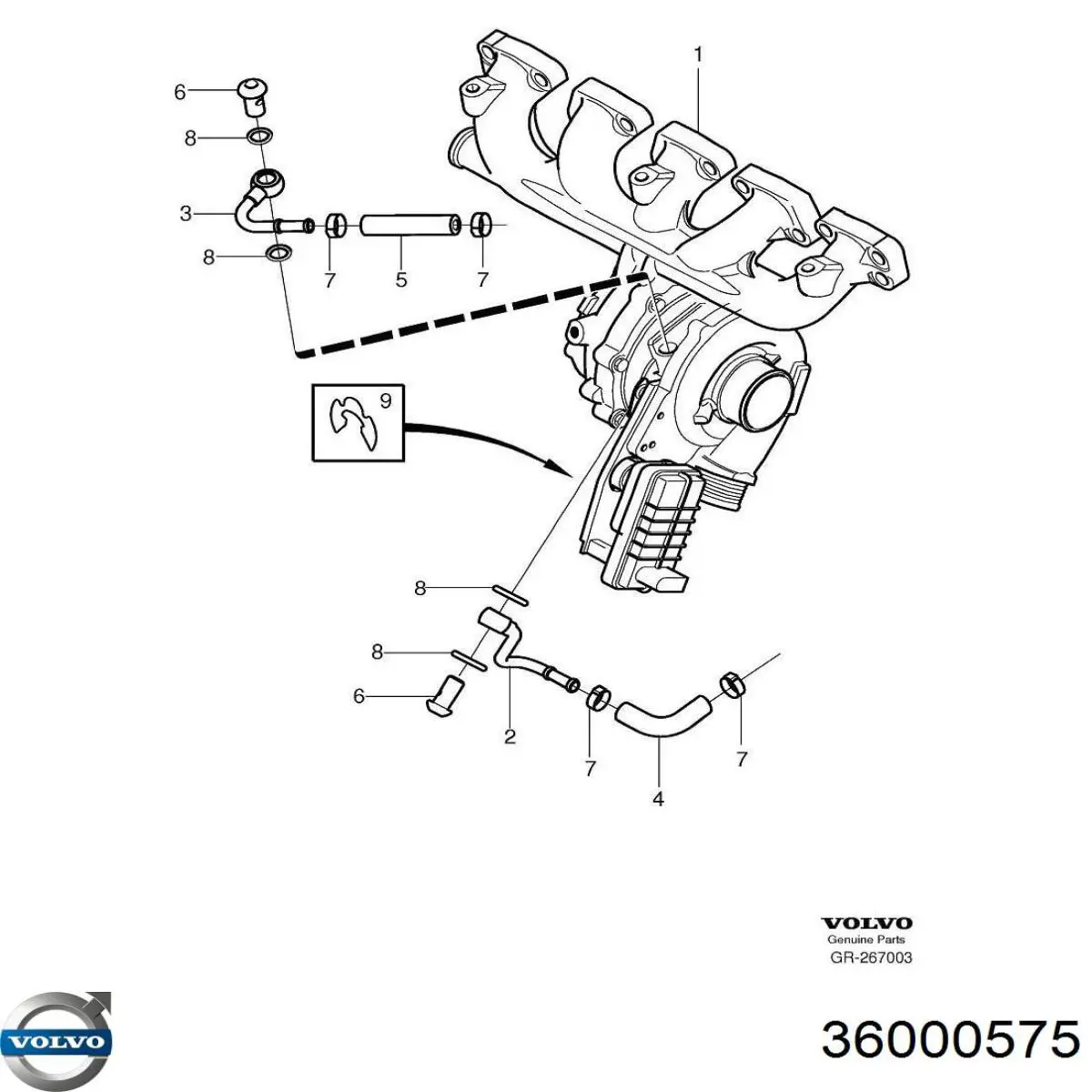 Turbina Volvo 36000575 cena, od 317,82 USD
