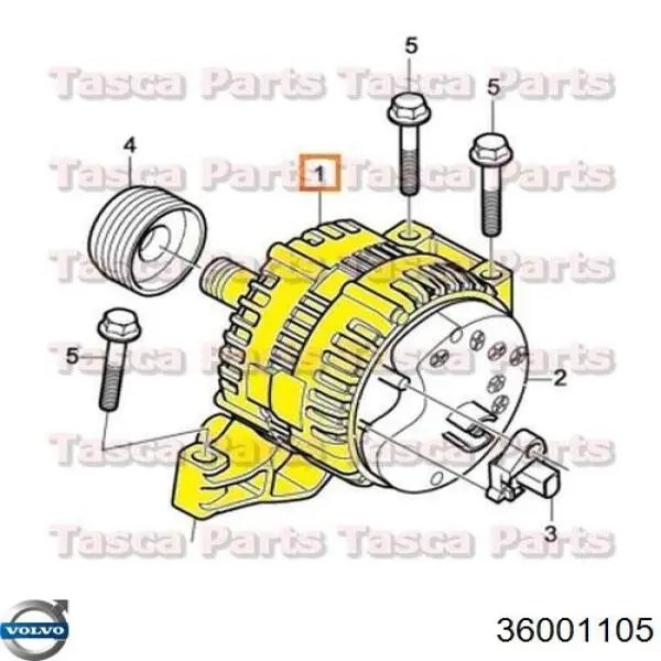 Alternator Volvo 36001105 cena, od 103,86 USD