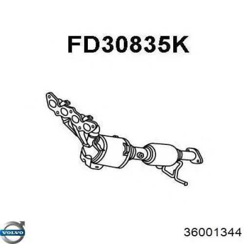 Konwerter-katalizator do Ford Focus II CA5