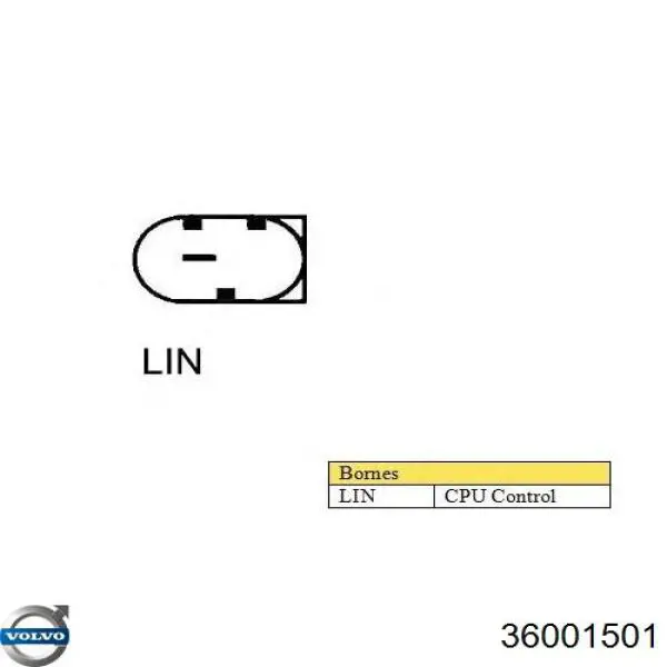 Do koszyka 36001501 Volvo Alternator