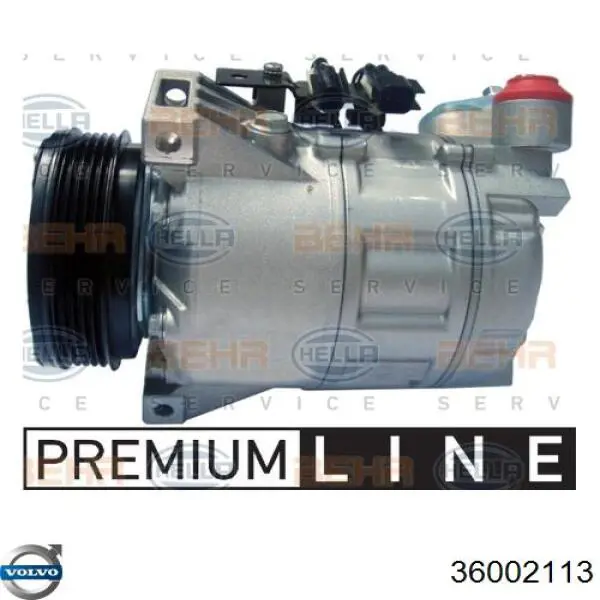 Do koszyka 36002113 Volvo Sprężarka klimatyzacji