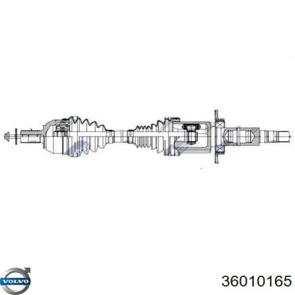 Do koszyka 36010165 Volvo Przegub homokinetyczny wewnętrzny przedni prawy