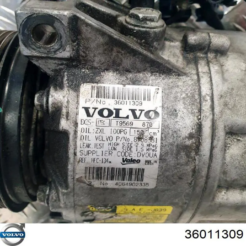 36011309 Volvo Sprężarka klimatyzacji