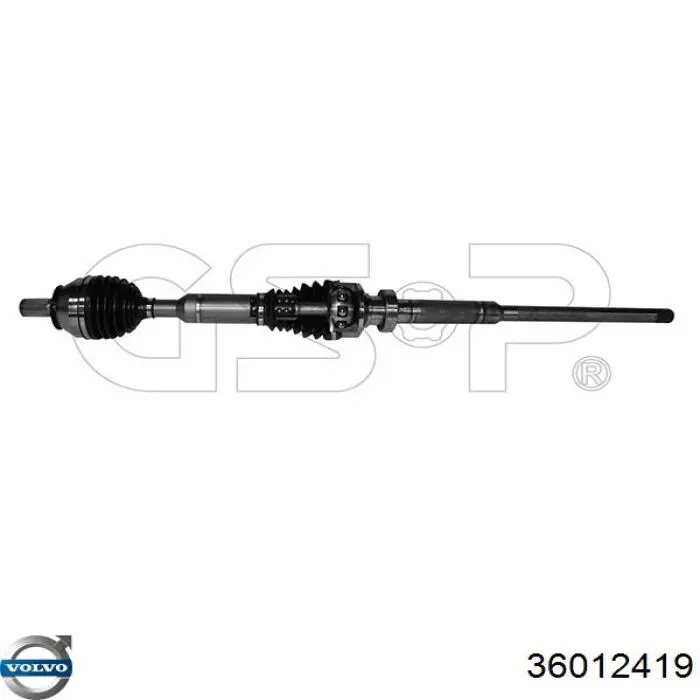 Półoś napędowa przednia prawa Volvo 30783071 cena, od 221,93 USD