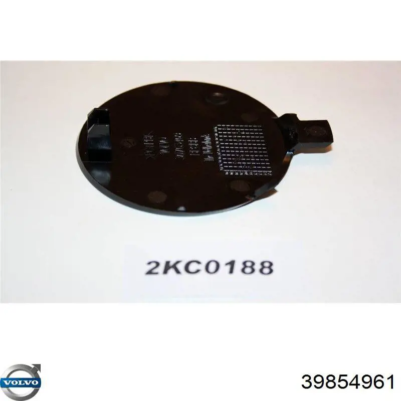Do koszyka 39854961 Volvo Zaślepka haku holowniczego zderzaka przednia