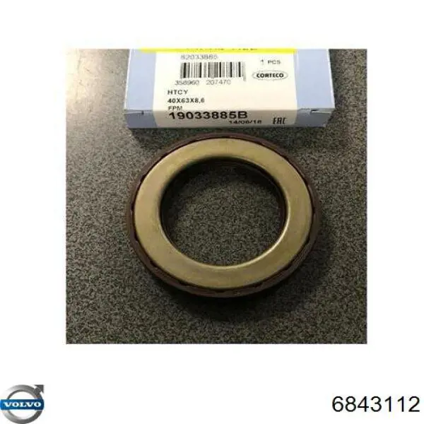 Uszczelniacz półosi mostu przedniego Volvo 6843112 cena, od 13,66 USD