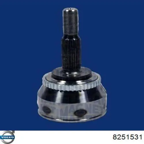 Do koszyka 8251531 Volvo Półoś napędowa przednia lewa