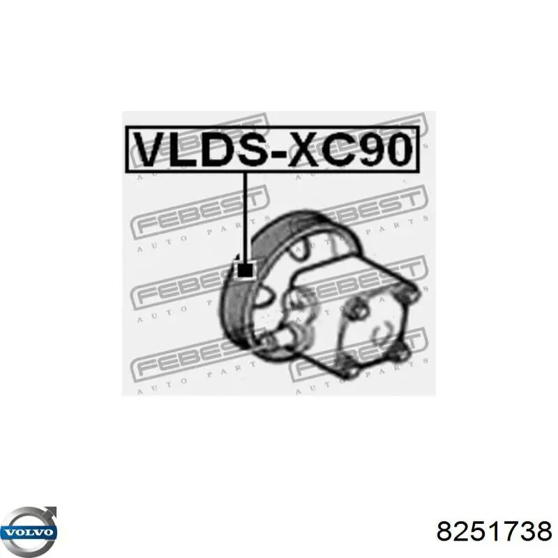 Pompa wspomagania hydraulicznego kierownicy Volvo 8251738 cena, od 80,78 USD