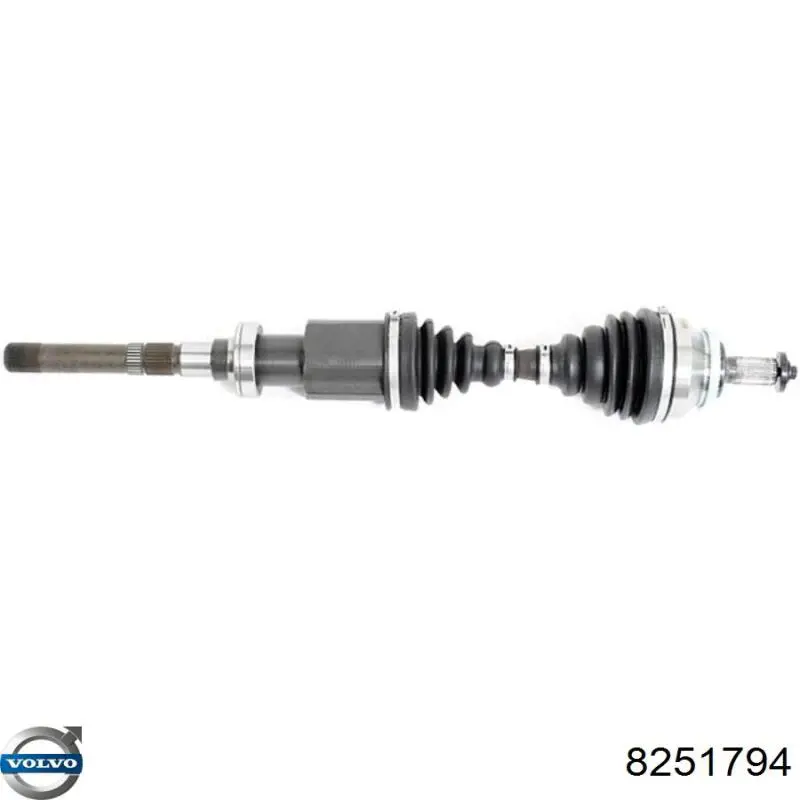 Półoś napędowa przednia prawa Volvo 8251794 cena, od 143,71 USD