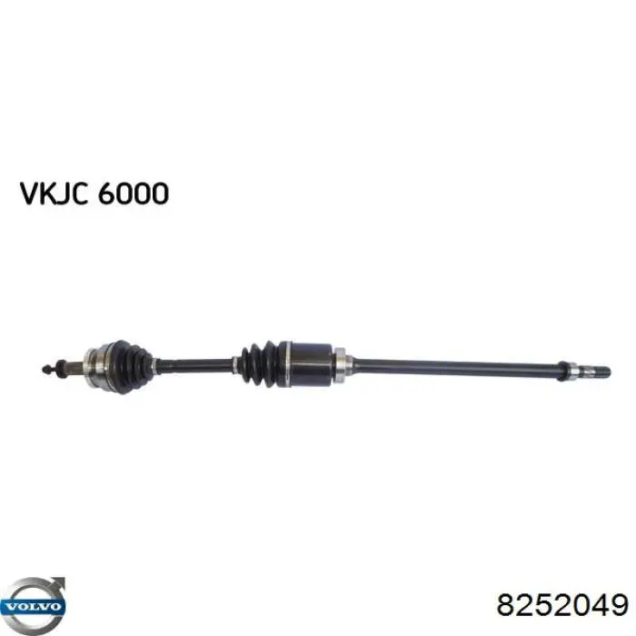Półoś napędowa przednia prawa Volvo 8252049 cena, od 180,47 USD
