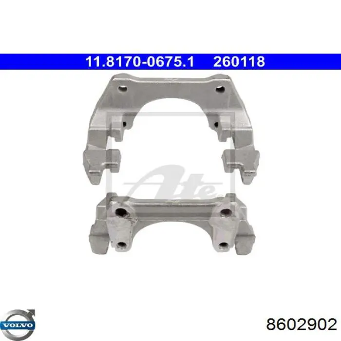 8602902 Volvo Jarzmo zacisku hamulcowego tylnego