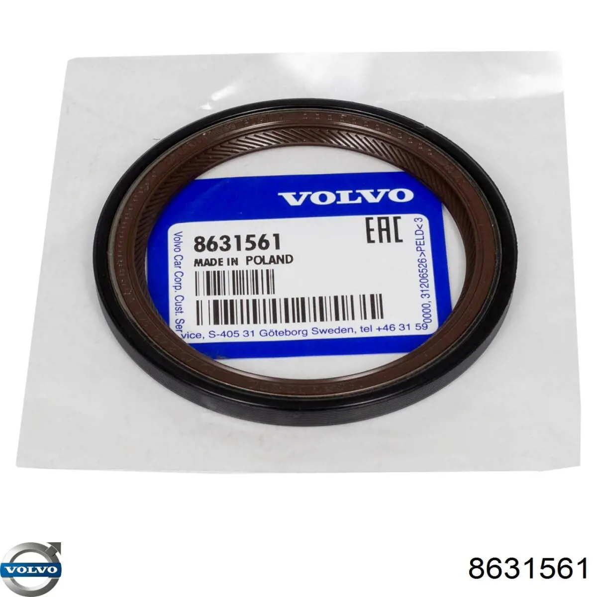 Do koszyka 8631561 Volvo Uszczelniacz wałka rozrządu silnika