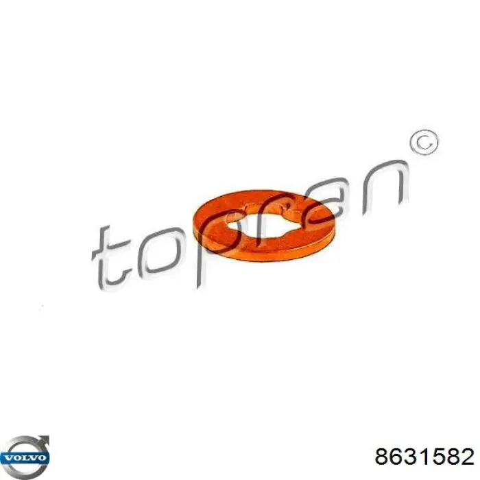 Pierścień uszczelniający wtryskiwacza Volvo 8631582 cena, od 1,27 USD