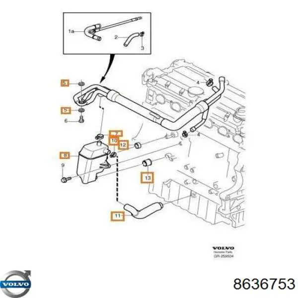 Uszczelka przepustnicy Volvo XC70 CROSS COUNTRY kombi (SZ, LZ) (2000 - 2007) cena, od 3,76 USD