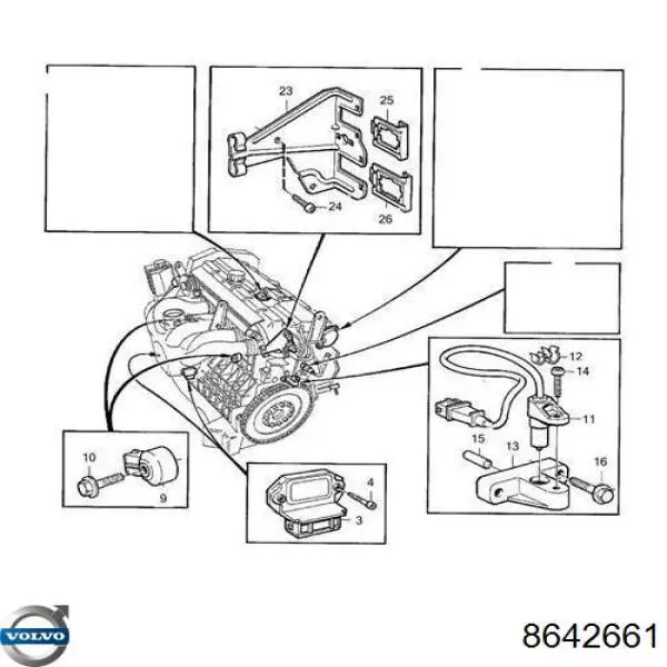 8642661 Volvo Świeca zapłonowa