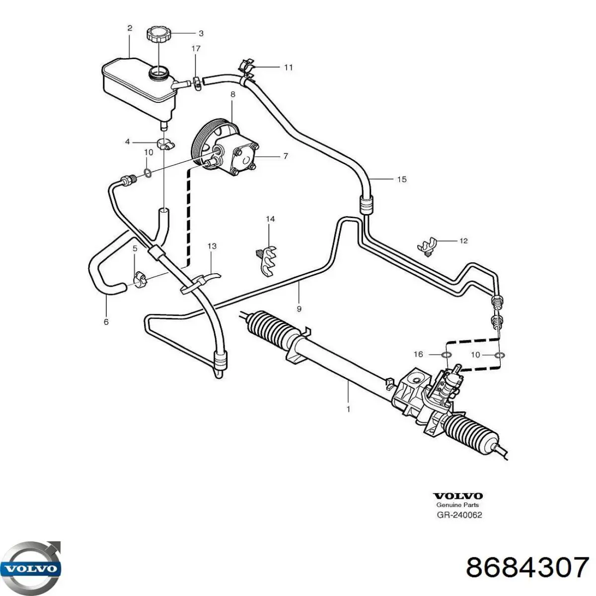 Listwa kierownicza (maglownica) Volvo V70 I kombi (LV) (1997 - 2000) cena, od 151,79 USD