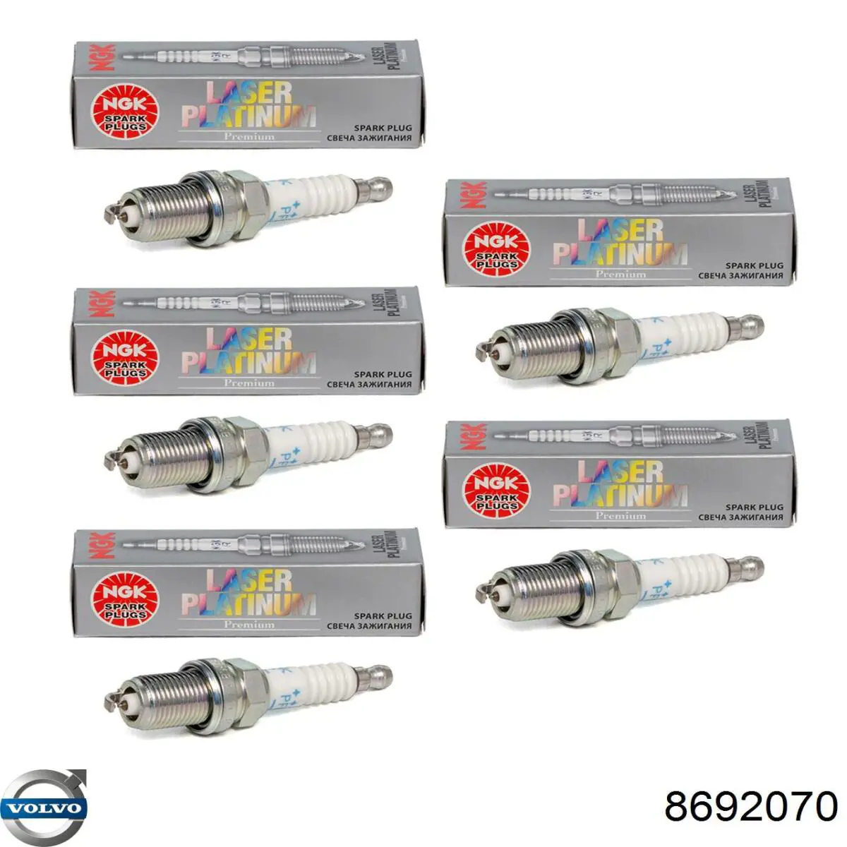 Świeca zapłonowa Volvo 8692070 cena, od 11,85 USD