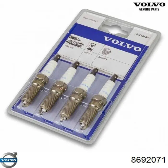 Świeca zapłonowa Volvo 8692071 cena, od 11,29 USD