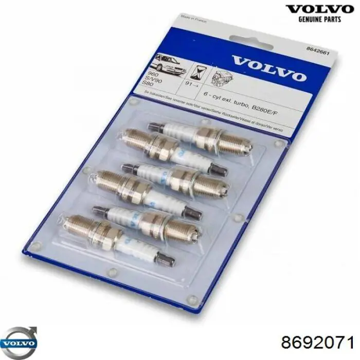 Świeca zapłonowa 8692071 Volvo