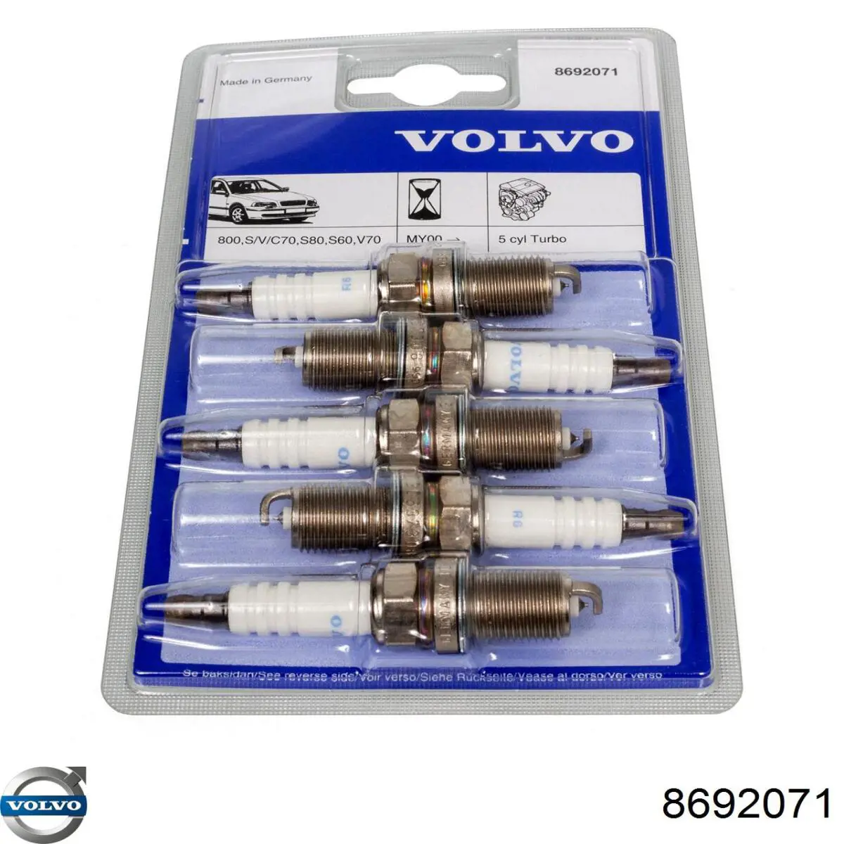 8692071 Volvo Świeca zapłonowa