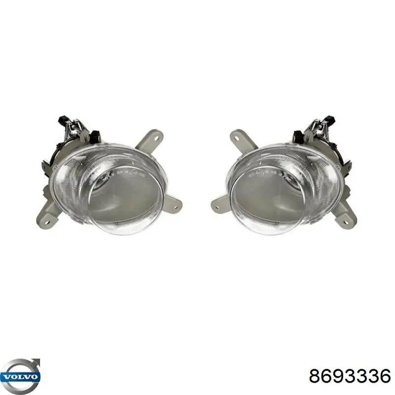Lampa przeciwmgielna lewa Volvo 8693336 cena, od 63,01 USD