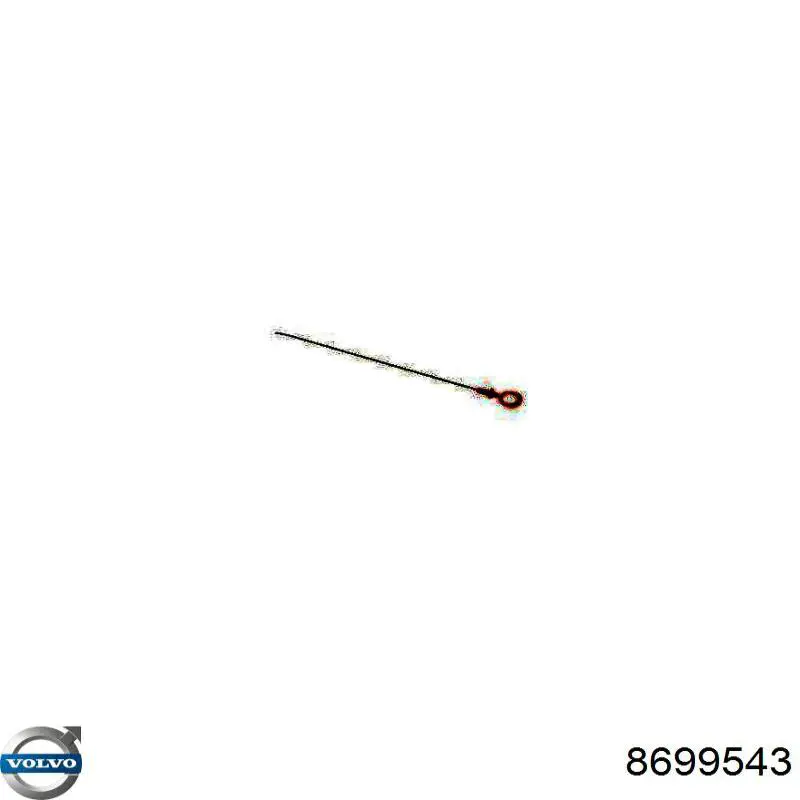 Bagnet poziomu oleju w silniku Volvo 8699543 cena, od 85,72 USD