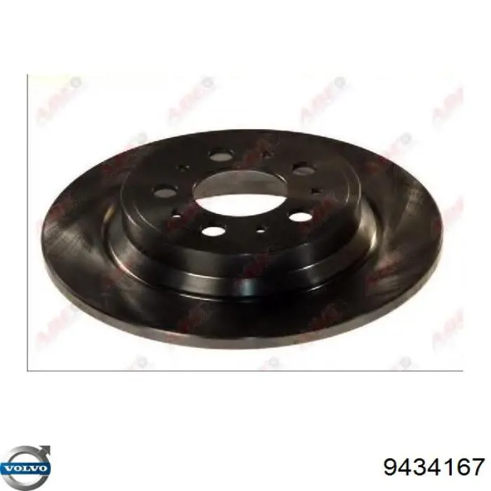 Tarcza hamulcowa tylna Volvo 9434167 cena, od 48,21 USD