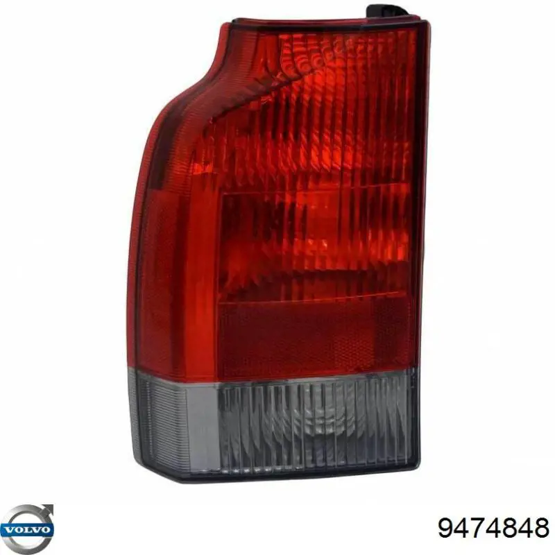 Lampa zespolona tylna lewa Volvo 9474848 cena, od 79,59 USD