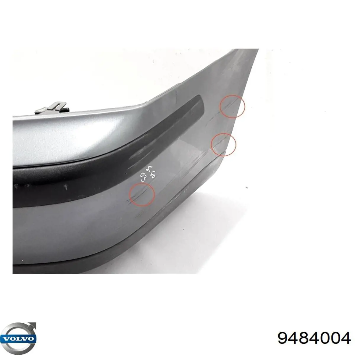  Zderzak tylny Volvo S60 1