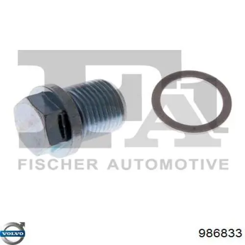 Korek miski olejowej silnika Volvo 986833 cena, od 7,60 USD