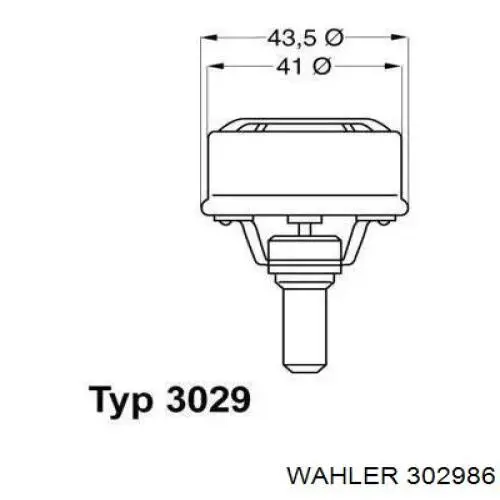Do koszyka 7700722762 Renault (RVI) Termostat