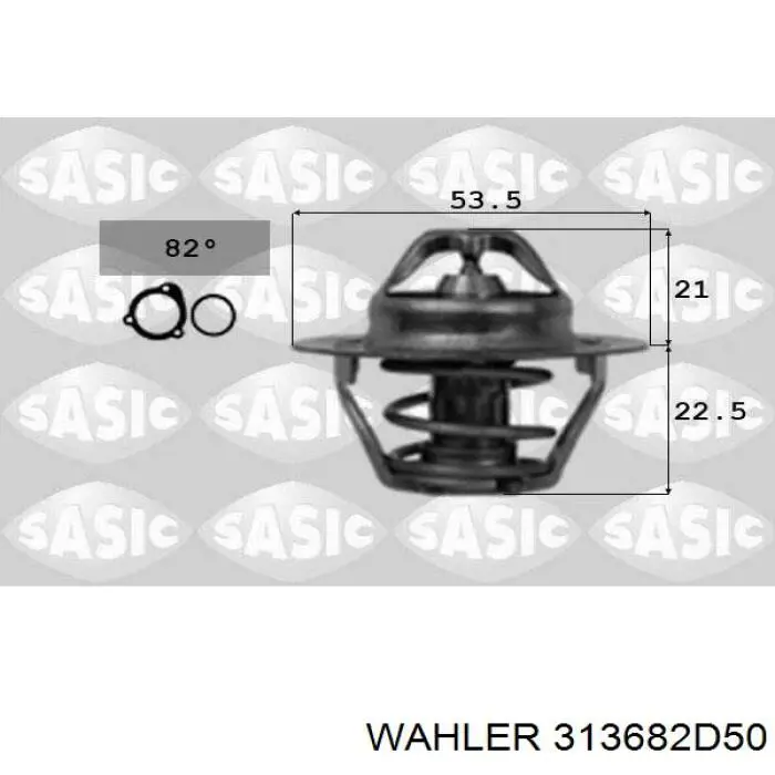 Do koszyka 313682D50 Wahler Termostat