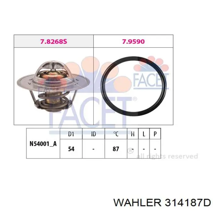 Termostat Wahler 314187D cena, od 11,11 USD