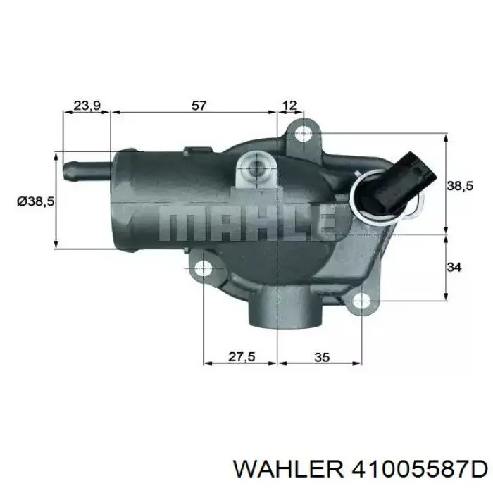 41005587D Wahler Termostat