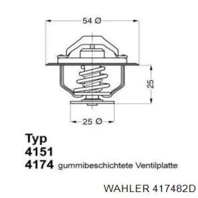 417482D Wahler Termostat