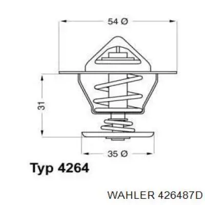 Termostat Wahler 426487D cena, od 28,23 USD