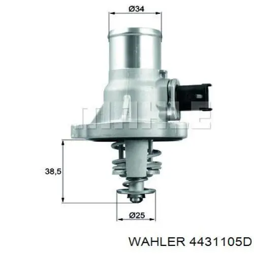 Termostat Wahler 4431105D cena, od 68,58 USD
