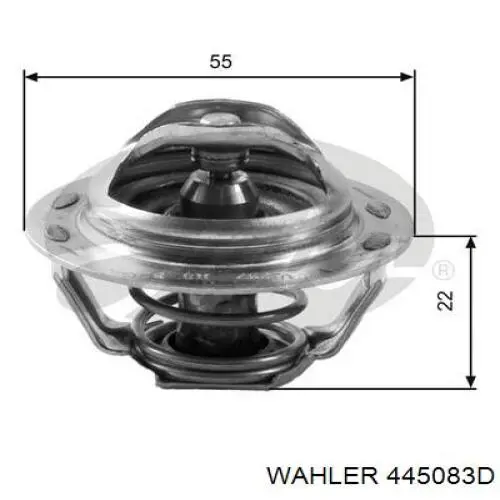 Termostat Wahler 445083D cena, od 14,41 USD