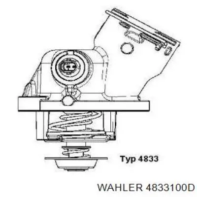 Termostat Wahler 4833100D cena, od 101,94 USD