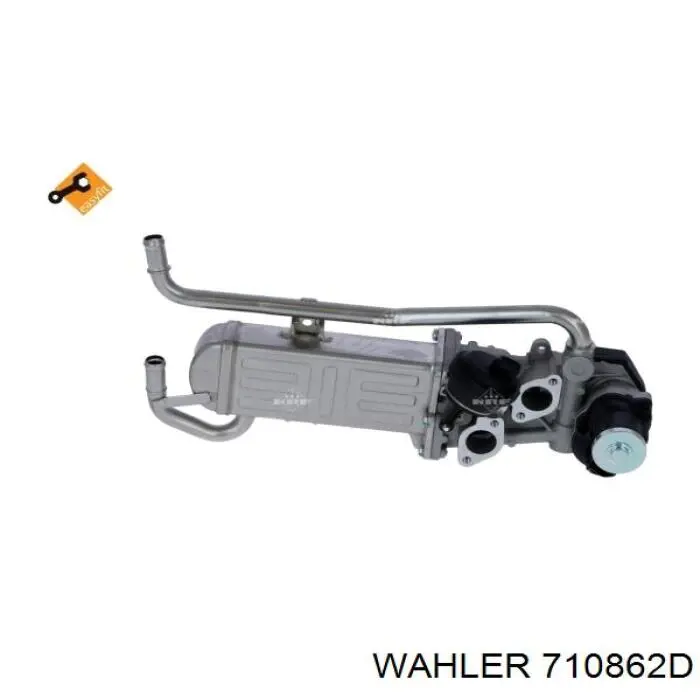 Chłodnica układu recyrkulacji spalin EGR 710862D Wahler