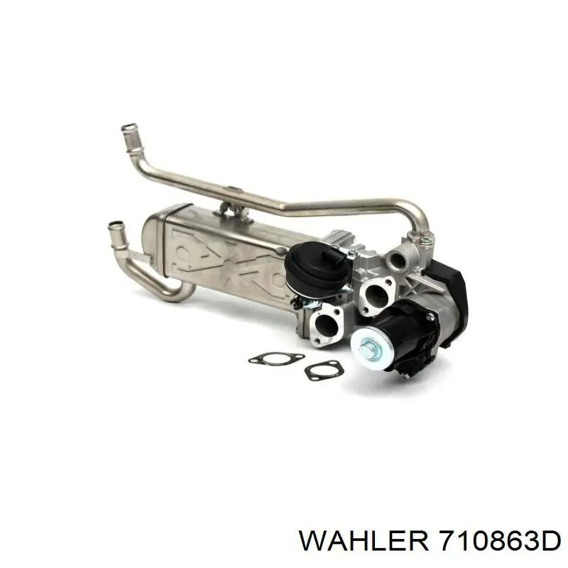 Chłodnica układu recyrkulacji spalin EGR Wahler 710863D cena, od 93,67 USD