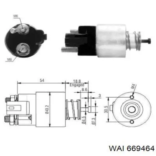 Elektromagnes rozrusznika ZM 391 cena, od 29,90 USD