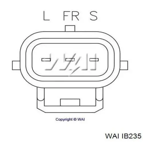 Regulator alternatora (przekaźnik ładowania) WAI IB235 cena, od 35,58 USD