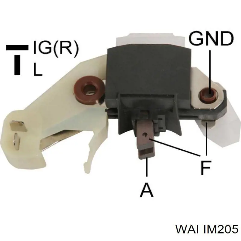 Do koszyka IM205 WAI Regulator alternatora (przekaźnik ładowania)
