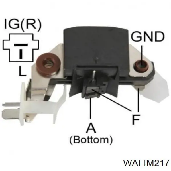 Do koszyka IM217 WAI Regulator alternatora (przekaźnik ładowania)