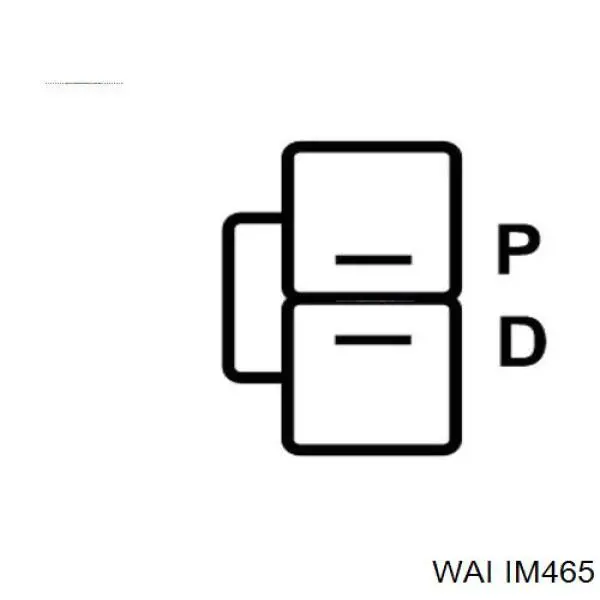 Do koszyka IM465 WAI Regulator alternatora (przekaźnik ładowania)