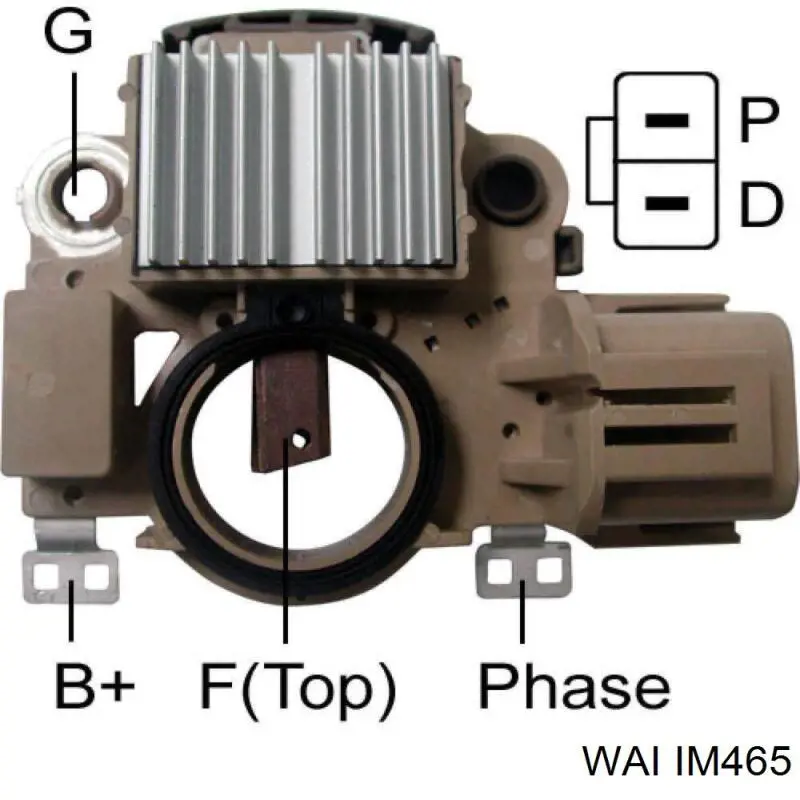 Do koszyka 162811 IKA Regulator alternatora (przekaźnik ładowania)