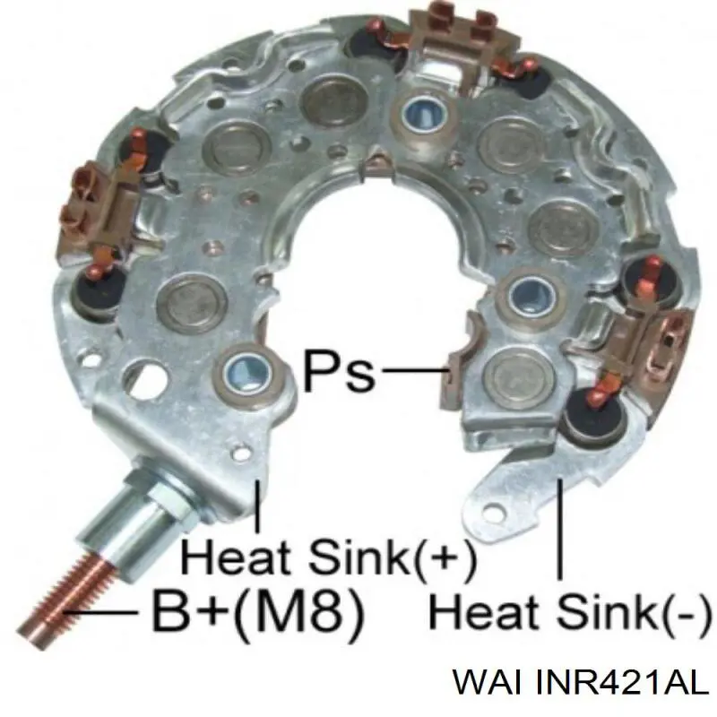 INR421AL WAI mostek prostowniczy alternatora = moster diodowy alternatora