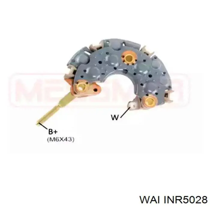 Mostek prostowniczy alternatora = Moster diodowy alternatora Toyota 2735713360 cena, od 26,86 USD